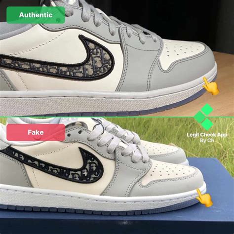 dior jordan 1 real vs fake|dior jordan 1 low false.